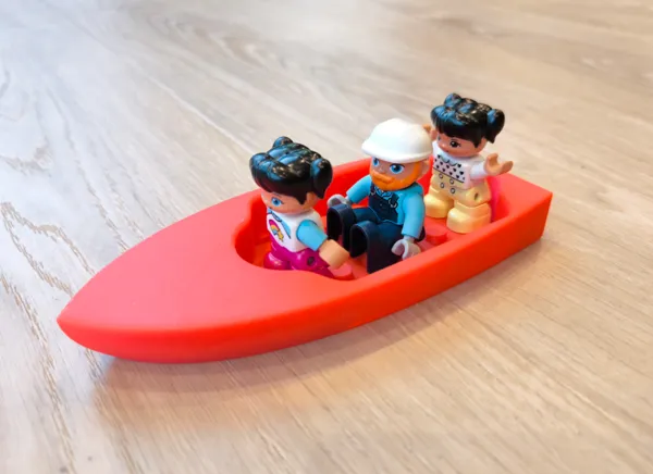 Grand bateau compatible DUPLO