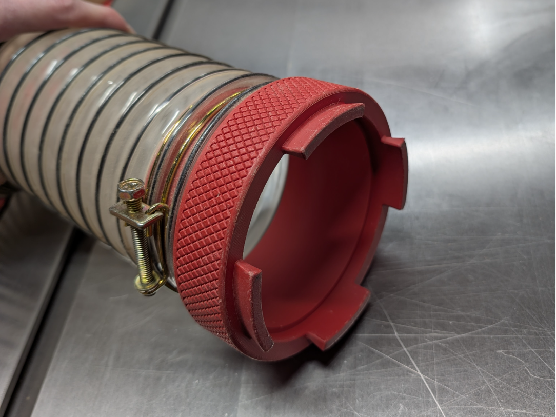 100mm (4in) Twist Lock Dust collection hose - 1