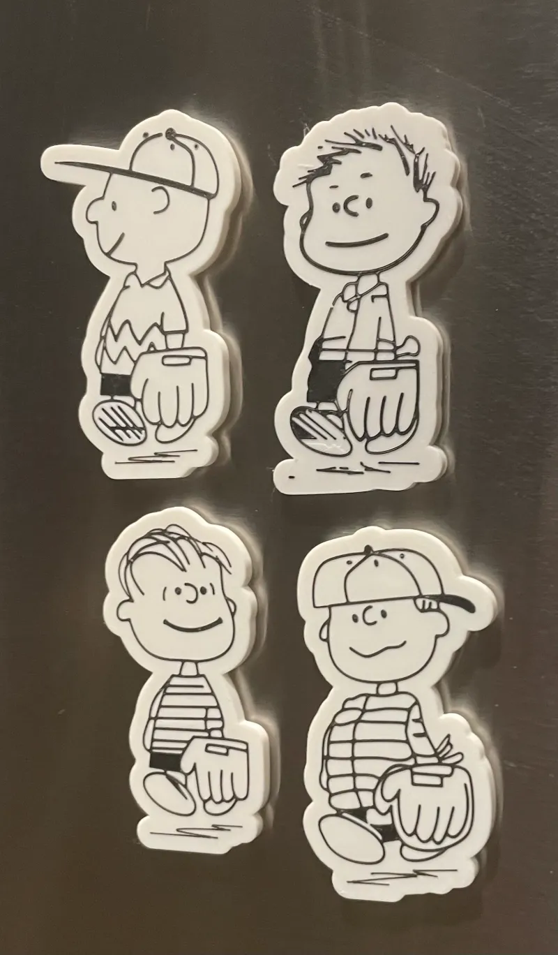 REFRIDGERATOR MAGNETS PEANUTS CHARACHTERS PACK 1