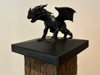 Dragon Standing on Post