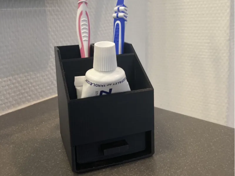 Tooth Brush Holder - with a drain to water