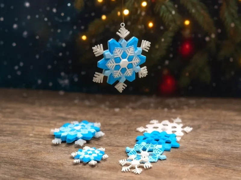 Crystal Layer Snowflake