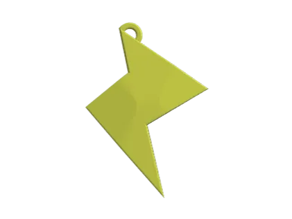 Mario Kart Lightning bolt Ornament