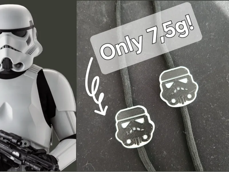 Star Wars Trooper Drawstring Beads