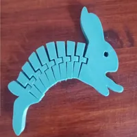 Lapin flexi qui sautille — photo 3