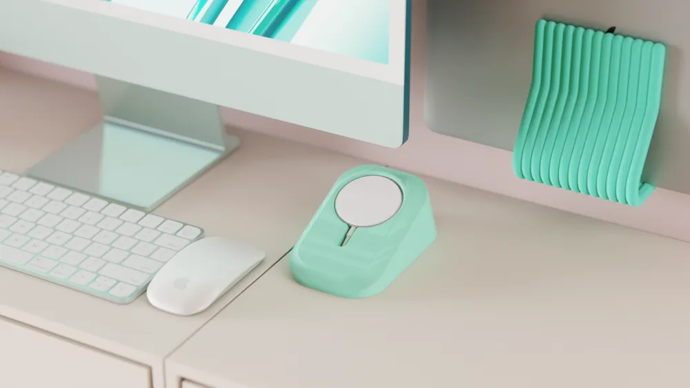 PROfezzion Support De Téléphone Magnétique Pour Salle De Sport, Support De Téléphone MagSafe à Pince Robuste Pour Tapis De Course, Vélo D'exercice Peloton, Poussette, Chariot De Golf, Chariot De