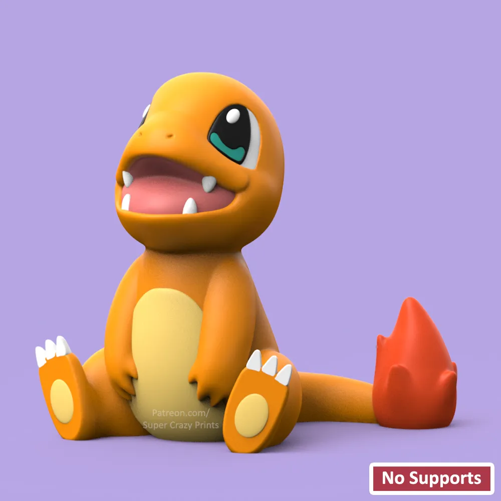 Pokemon-Charmander (NO SUPPORT) view 3