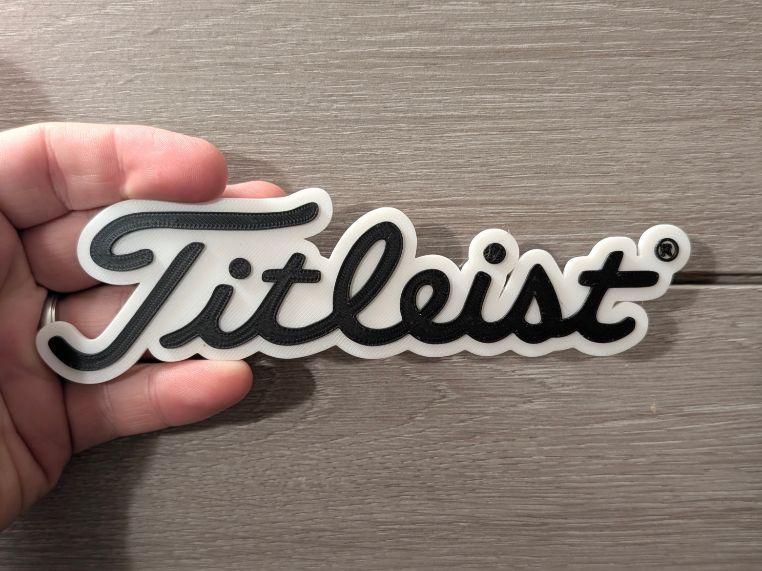Pro golf logo sign plaque 2-sizes