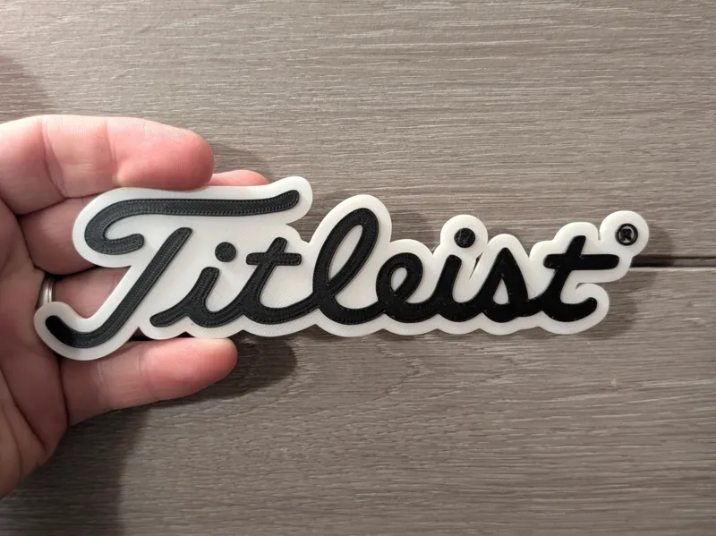 Pro golf logo sign plaque 2-sizes
