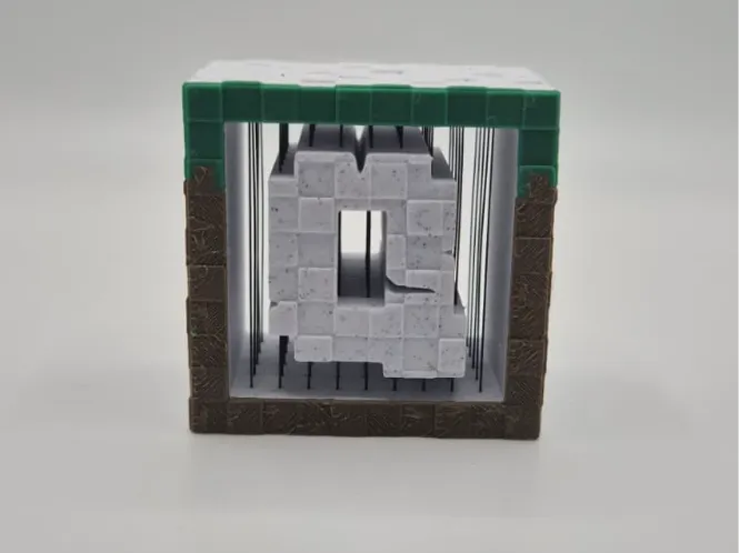 Minecraft Buchstabe-Q String Art Alphabet