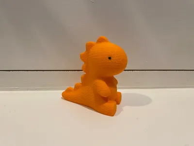 Cute Knitted Dinosaur (No AMS)