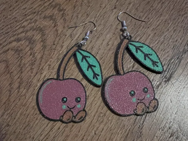 Kawaii Cherry Earrings
