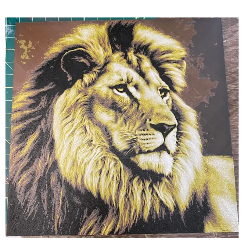 Lion Filament Painting