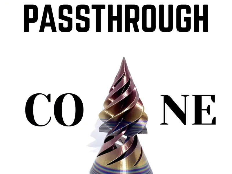 Passthrough Fidget Cone