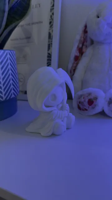 Figura decorativa: Cute Little Grim Reaper Spooky Kawai Desk Figurine — vista de referencia 5