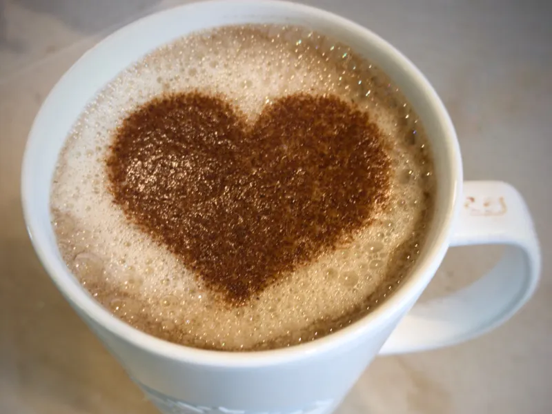 Coffee Stencil - Heart