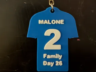Customizable Soccer / Football Jersey Key chain