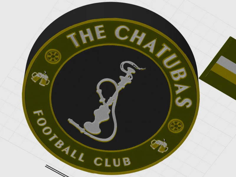Logo 3d The Chatubas