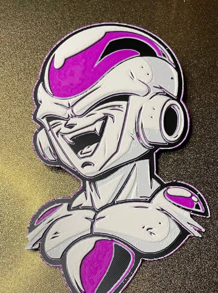 DragonBall Z  Freezer HueForge Wall Decor 