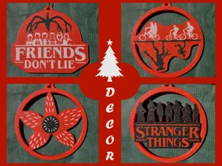 Stranger Things Christmas tree decoration