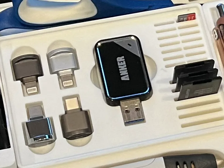 Anker Card Reader and SD, MicroSD Gridfinity 3x2