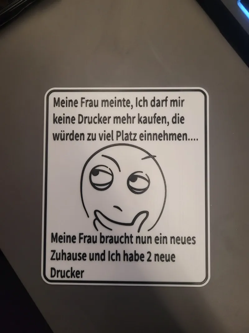 Meine Frau meinte.......