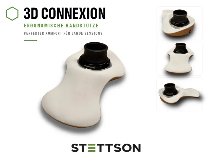 3D Connexion Ergonomische Handstütze