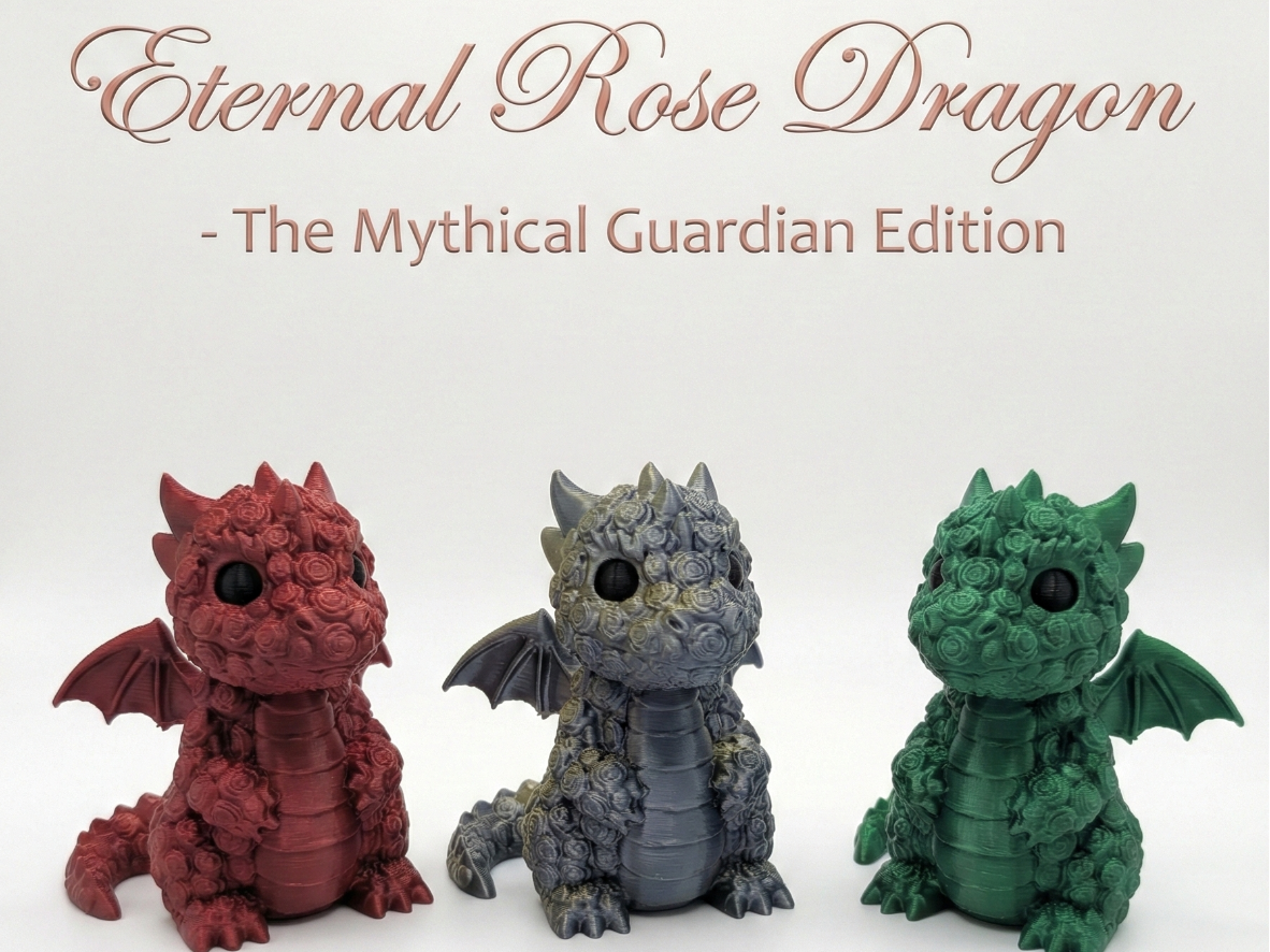Eternal Rose Dragon – The Mythical Guardian 