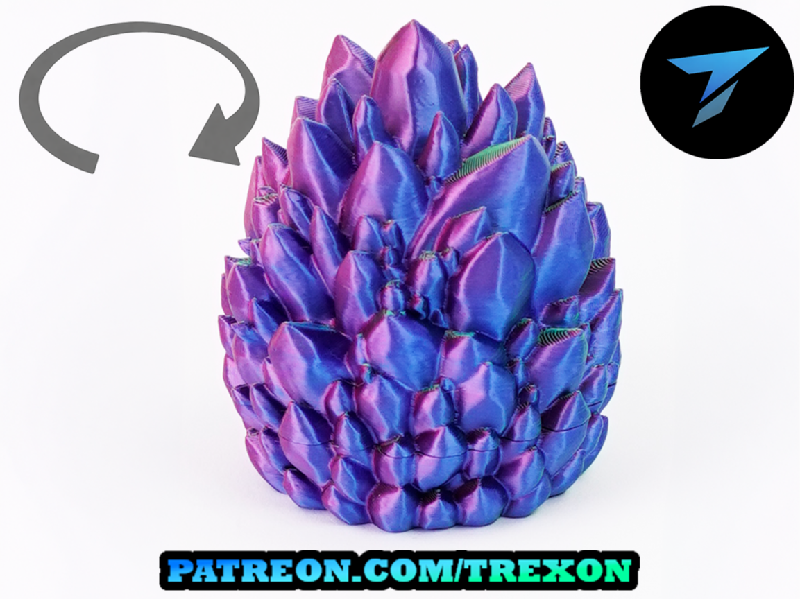 Crystal Dragon Egg Toy - Twist Lock