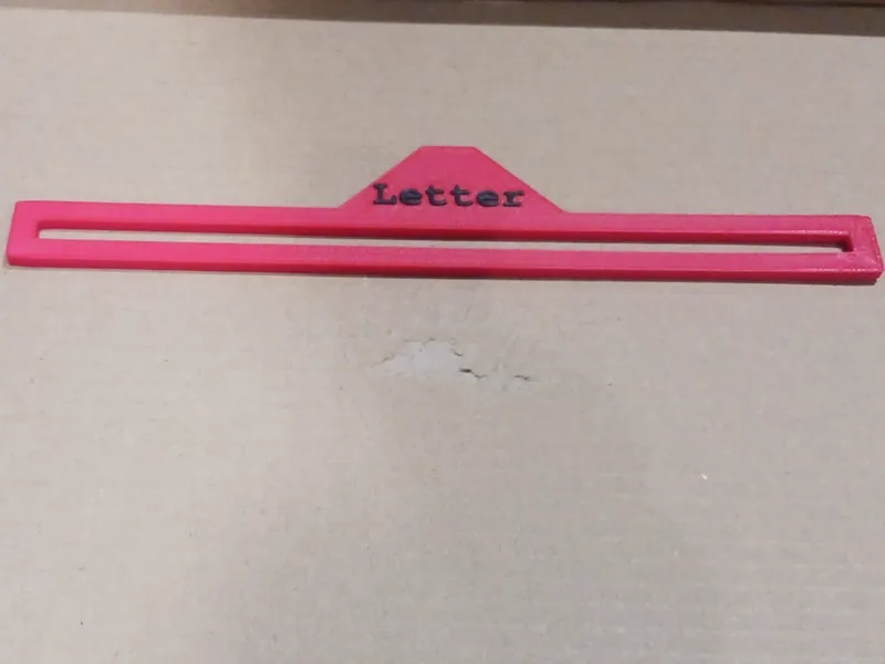 Royal Mail small letter size guide