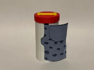 Dog poop bag holder