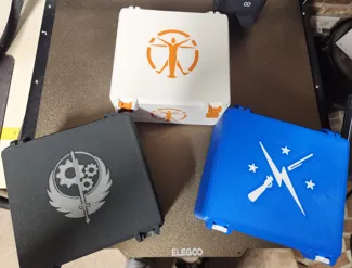Fallout themed "Institute" stash box