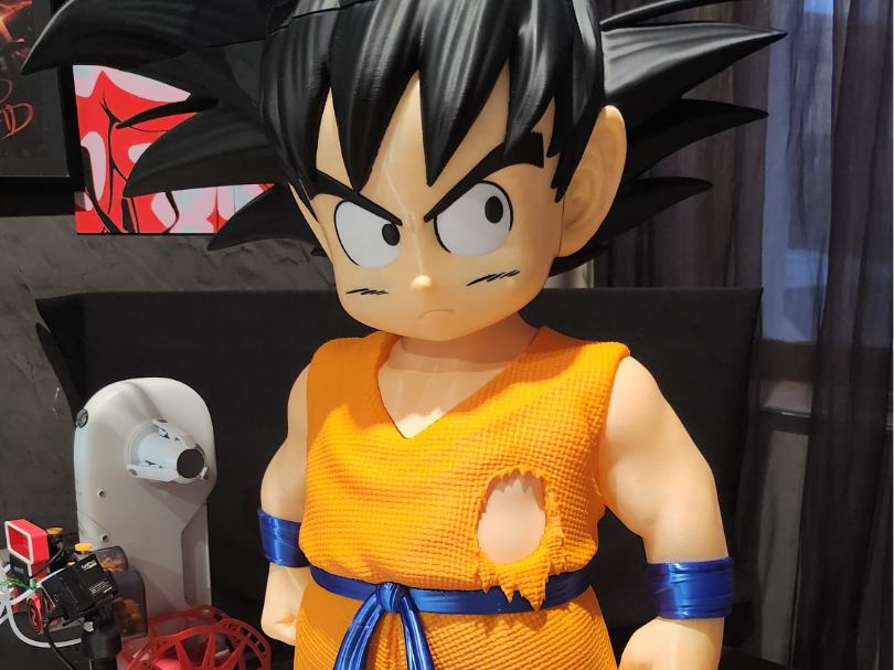 LIFE SIZE KID GOKU DISPLAY STATUE