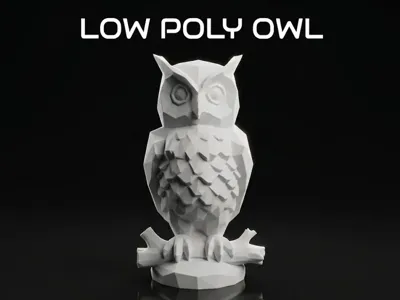 Low Poly Owl