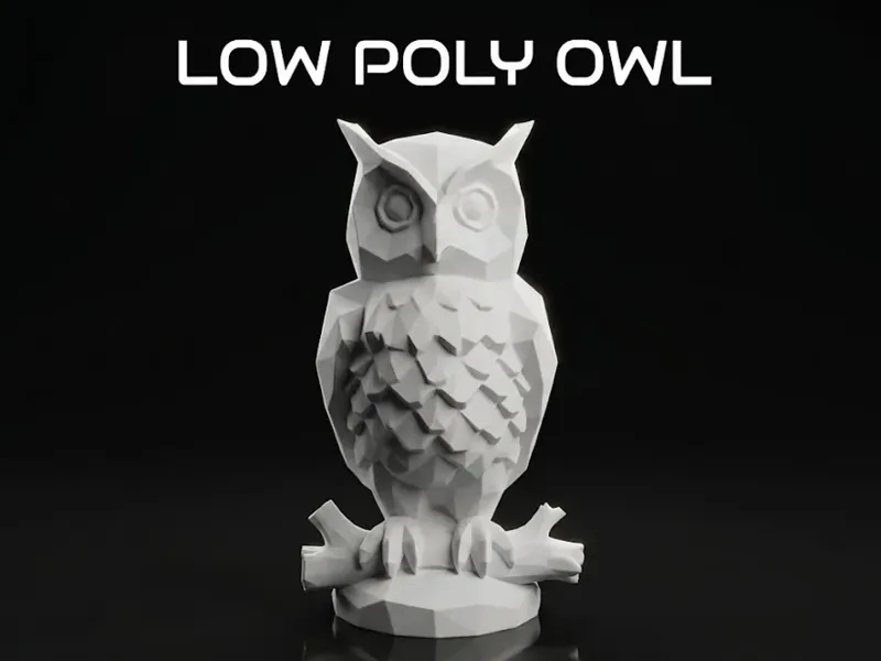 Low Poly Owl