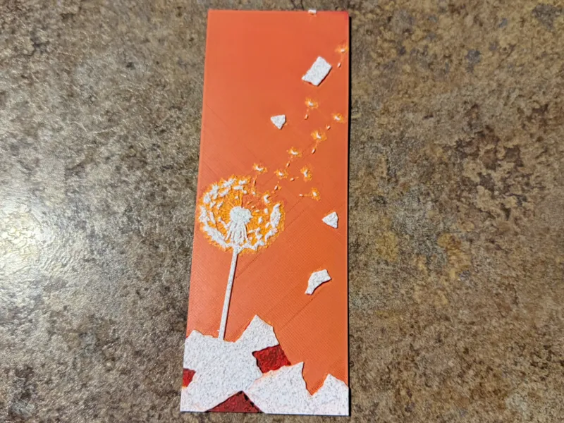 Dandelion Blowing in the Wind Bookmark