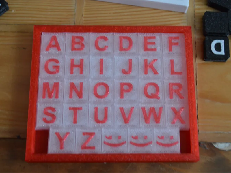 Alphabet Schiebepuzzle (Retro XL Slider)