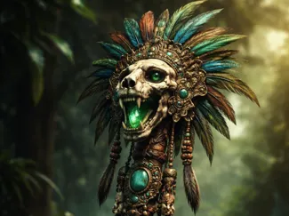 Szepter of a Mayan Shaman