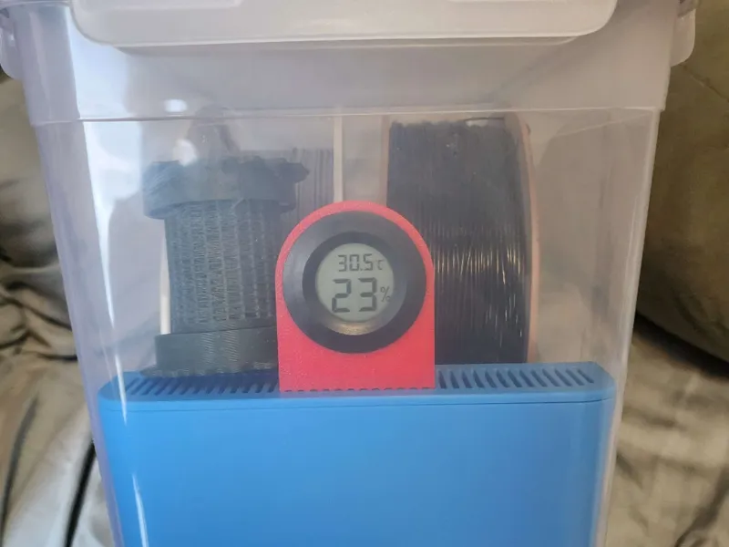 Hygrometer Addon for Ikea 365+ 10.6l Dessicant Lid