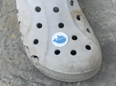 Docker logo croc charm