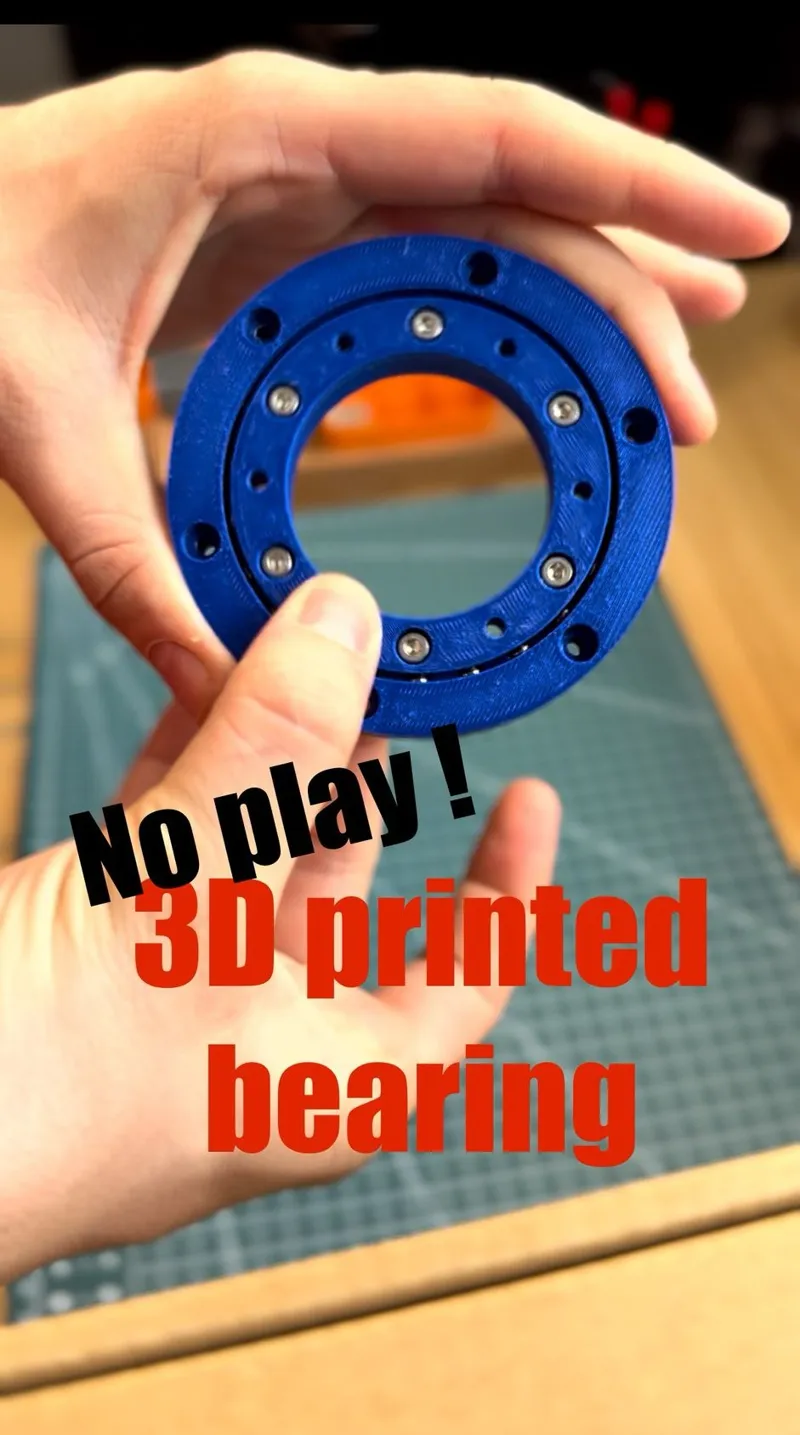 Parametric printed bearing