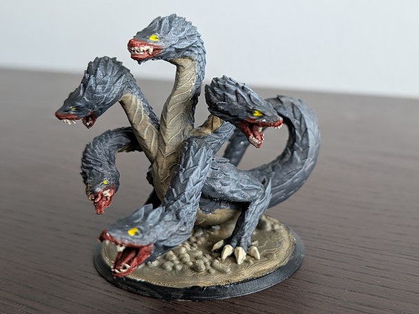 Hydra (removable heads) - DnD Mini (75mm)