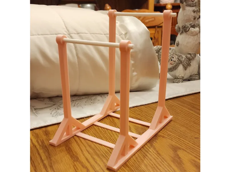 Doll uneven bars