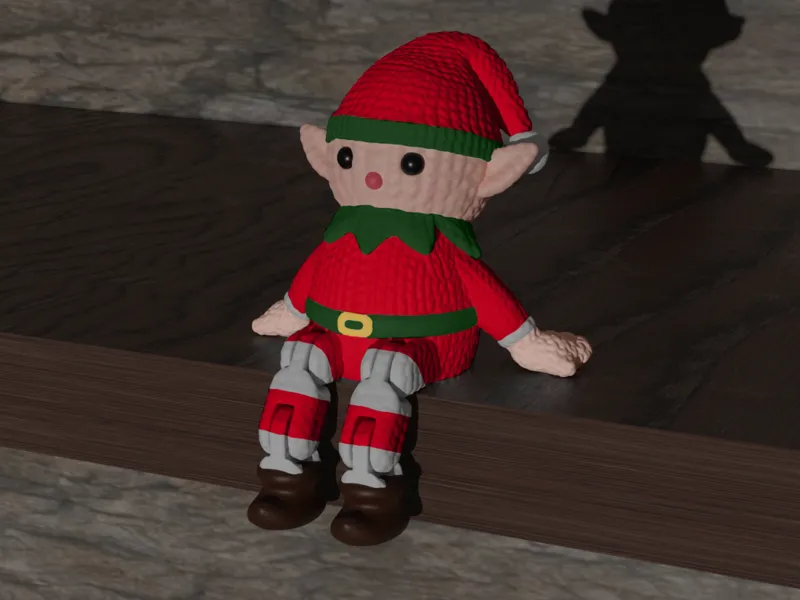 Articulated Santas Elf