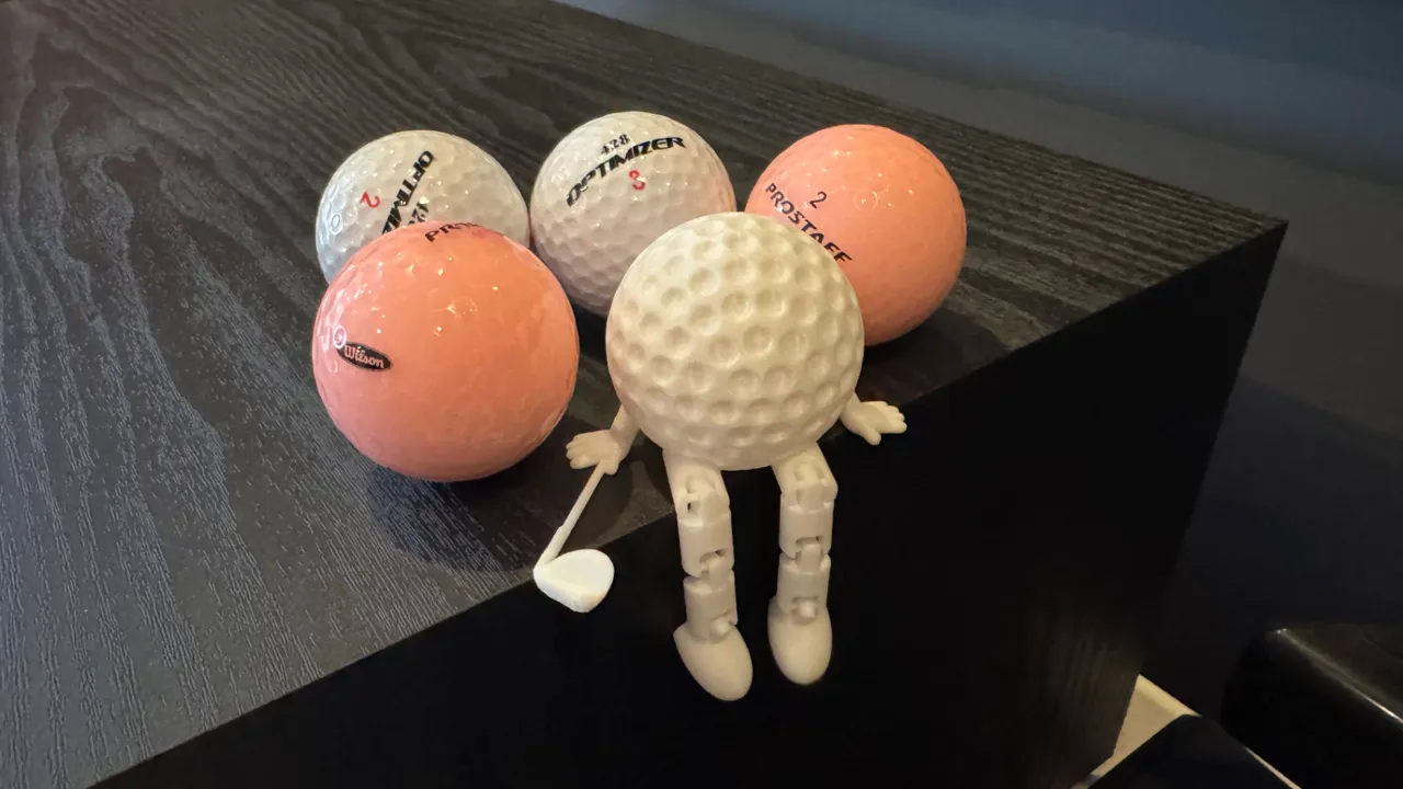 Cute articulated golf buddy view 2