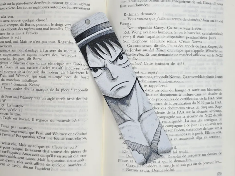 Bookmark Portait Luffy One piece