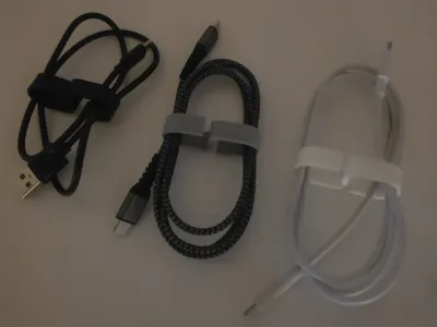 Cable holder organizer clip