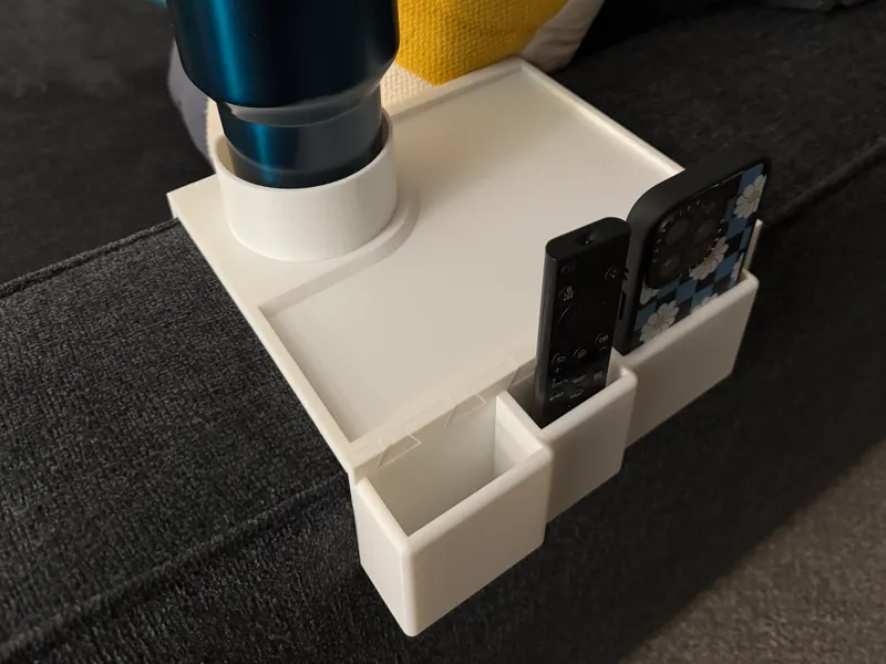 Modular Couch Arm Organizer V2 | Sofa Tray & Caddy