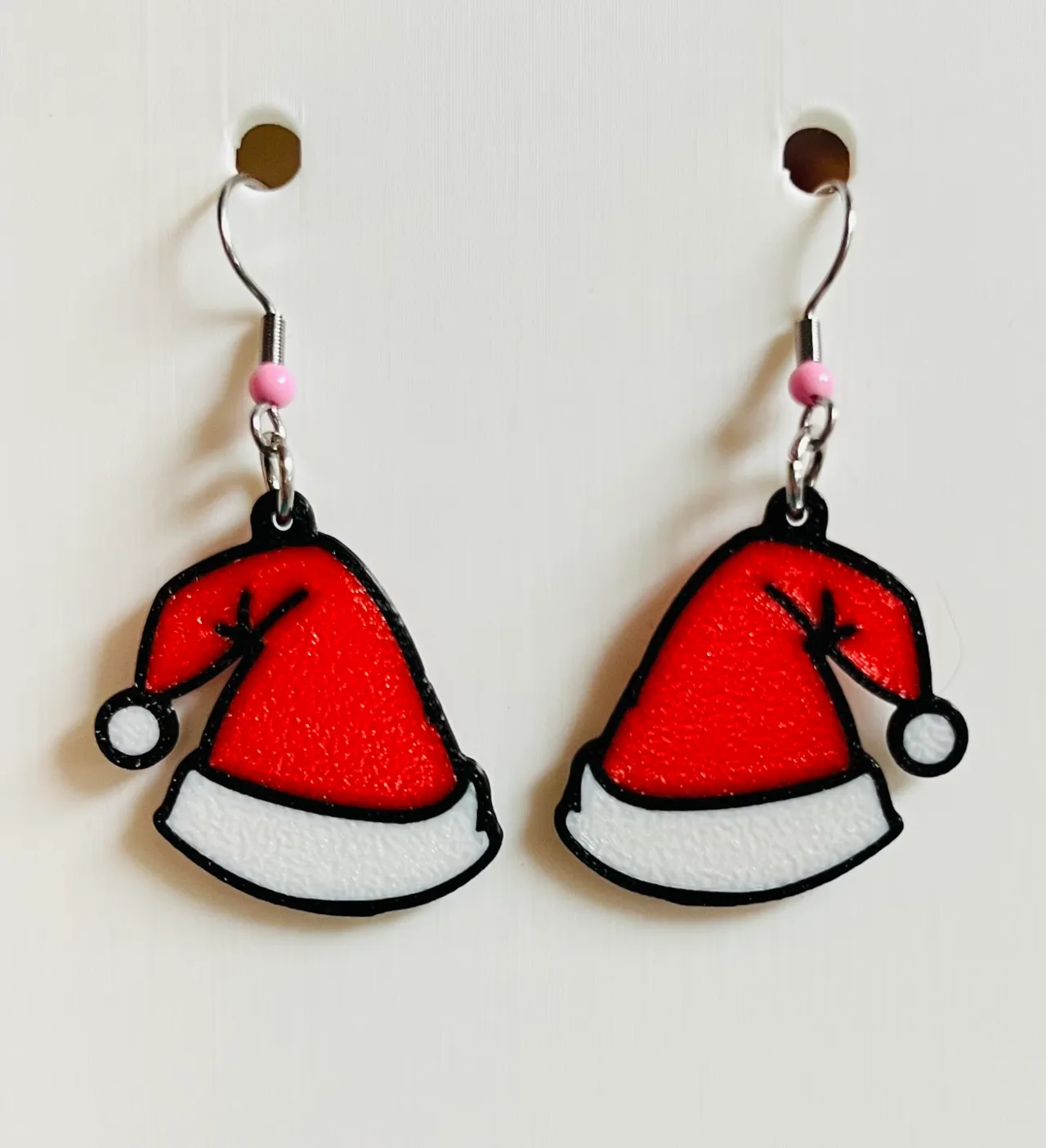 Christmas Earring - Santa's Hat view 2