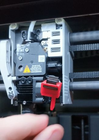 P1S, X1E hotend cable guide | quick swap plug